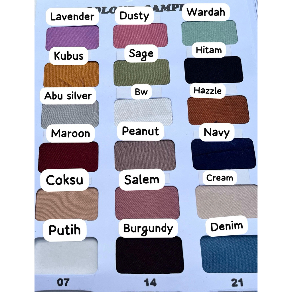 KATALOG WARNA KAIN SHAKILLA