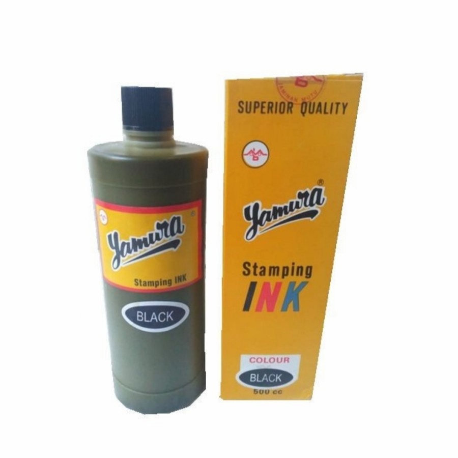 

Tinta Stempel Yamura 500 ml Biru dan Hitam MERAH Stamp Ink Tinta Stempel Yamura Besar