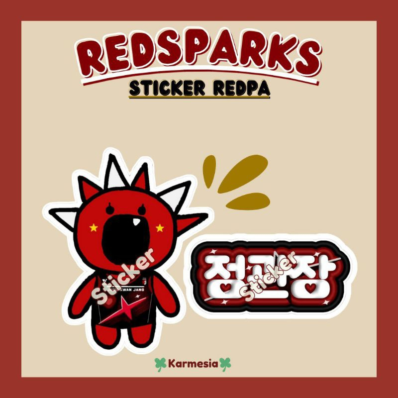 

STICKER REDSPARKS! REDPA JUNGKWANJANG