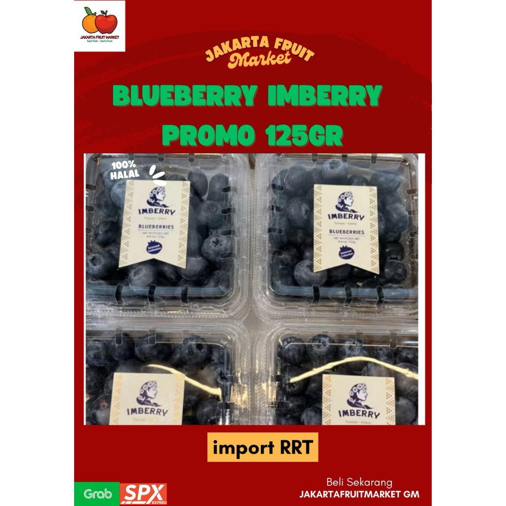 

Blueberry Imberry PROMO BUY 1 GET 1 125gr (stok terbatas)