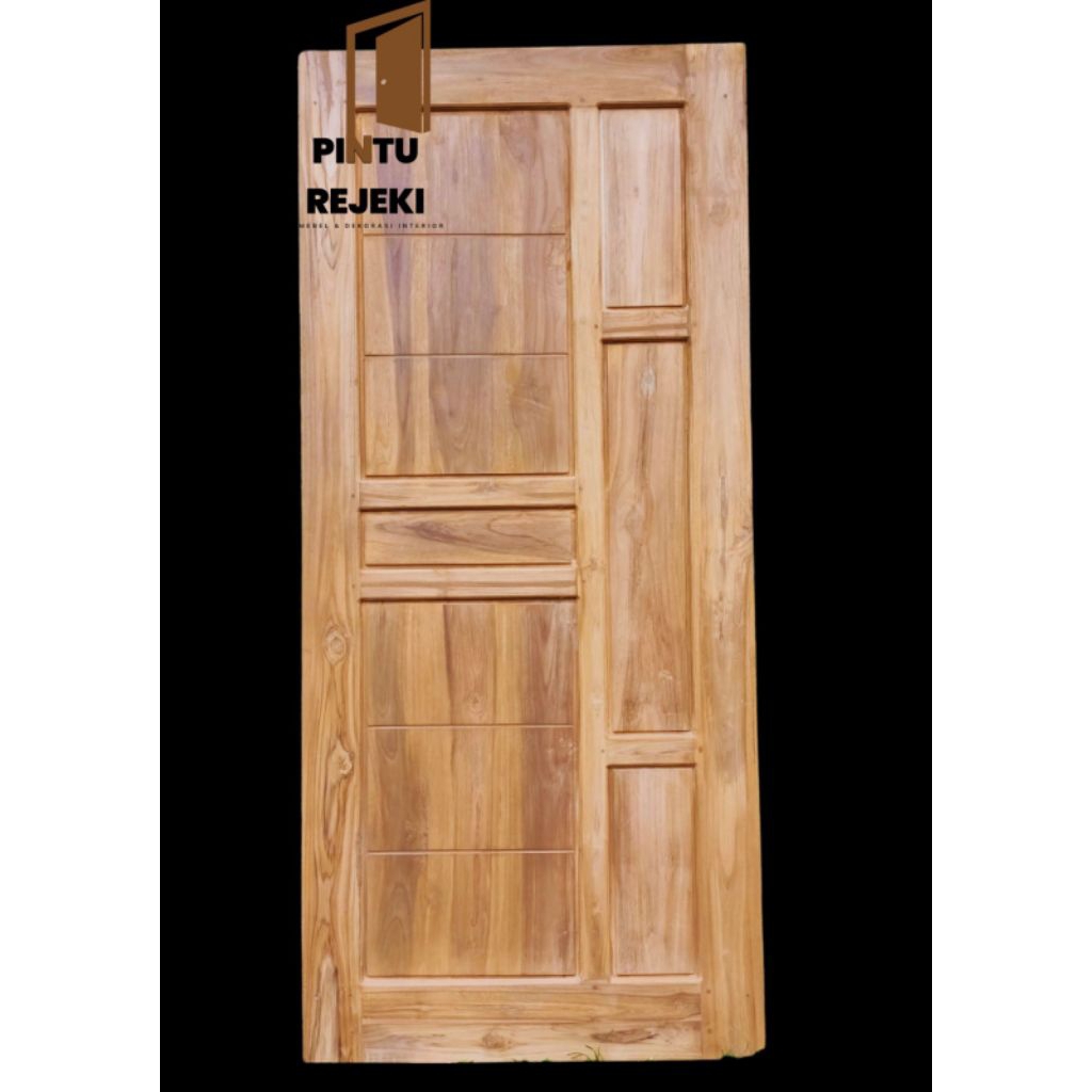 Pintu kayu jati minimalis, pintu kayu jati ekonomis, pintu kayu jati pilihan, pintu berkualitas