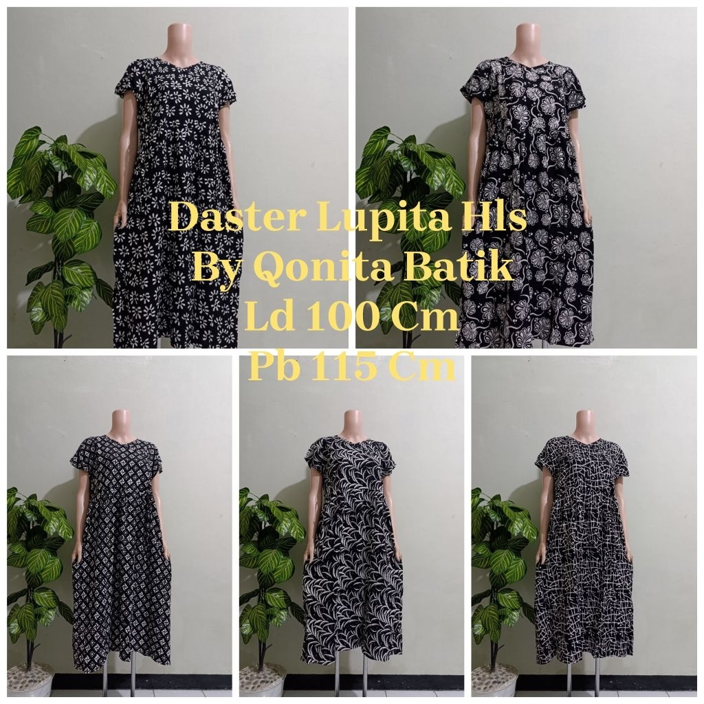 {LD 100 CM} Daster Qonita Batik Pekalongan ll Daster lupita 2 Hls