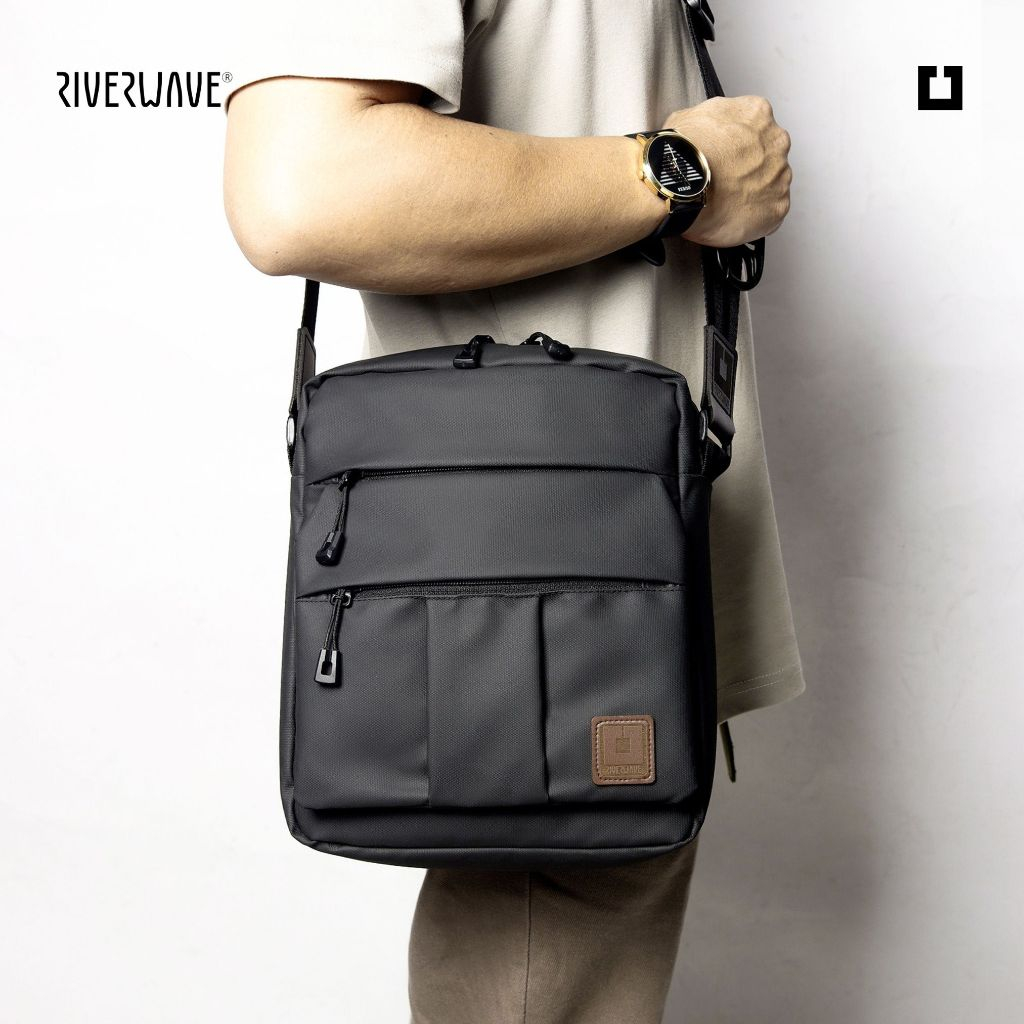 Riverwave Musi Tas Selempang Pria Waterproof Slingbag Cowok Keren Premium Anti Air