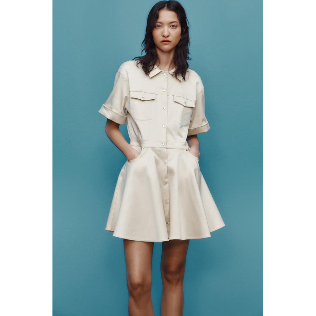 Nude A line dress Korea DSJT2052060J077