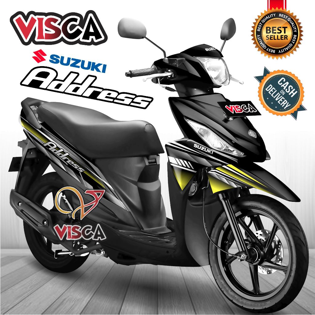Decal Suzuki Address Full Body Stiker Suzuki Address Full Body Striping Suzuki Address Full Body RAC