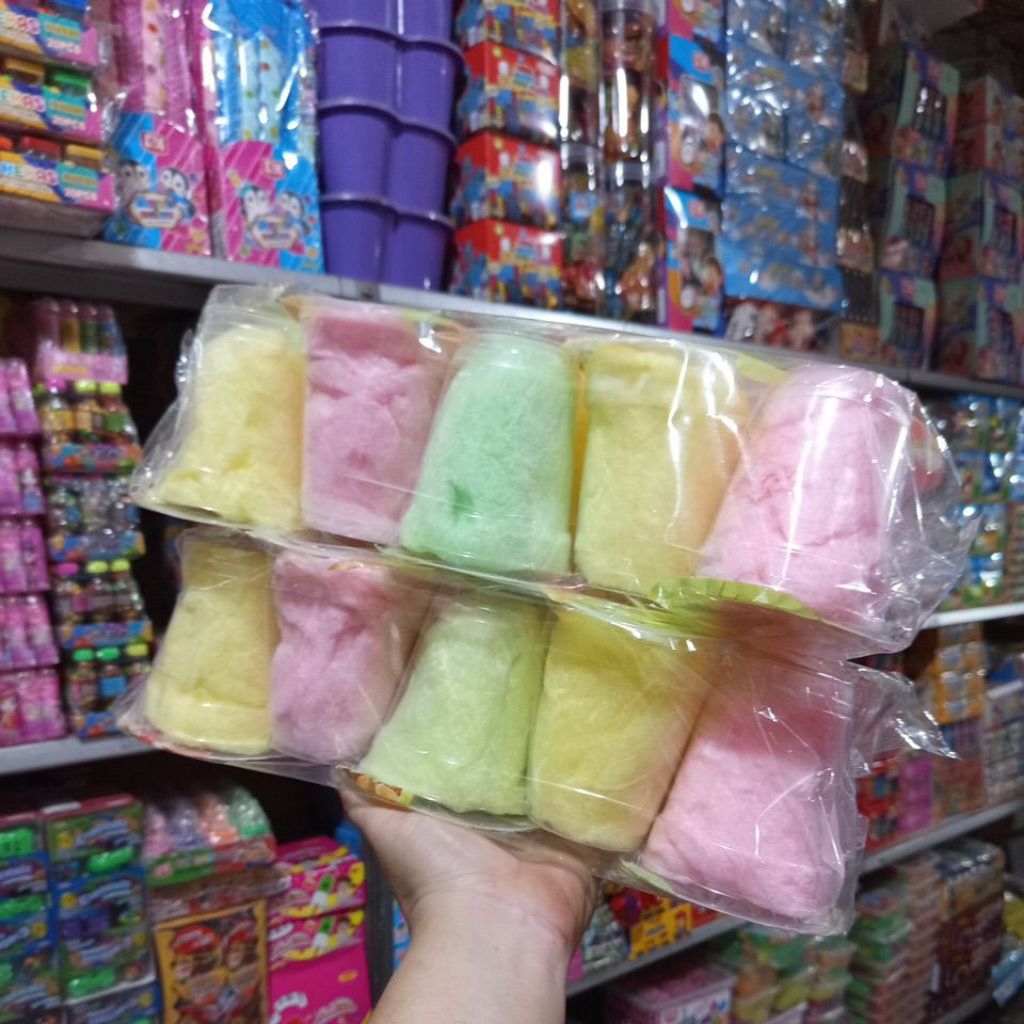 

Gulali Jadul Kembang Gula Manis Manisan Per Pack isi 10 pcs