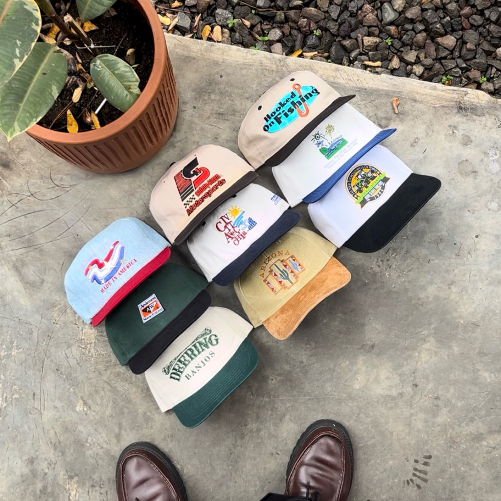 VINTAGE HAT, ROPE HAT, TWO TONE HAT, TOPI SECOND, TOPI TALI KAPAL