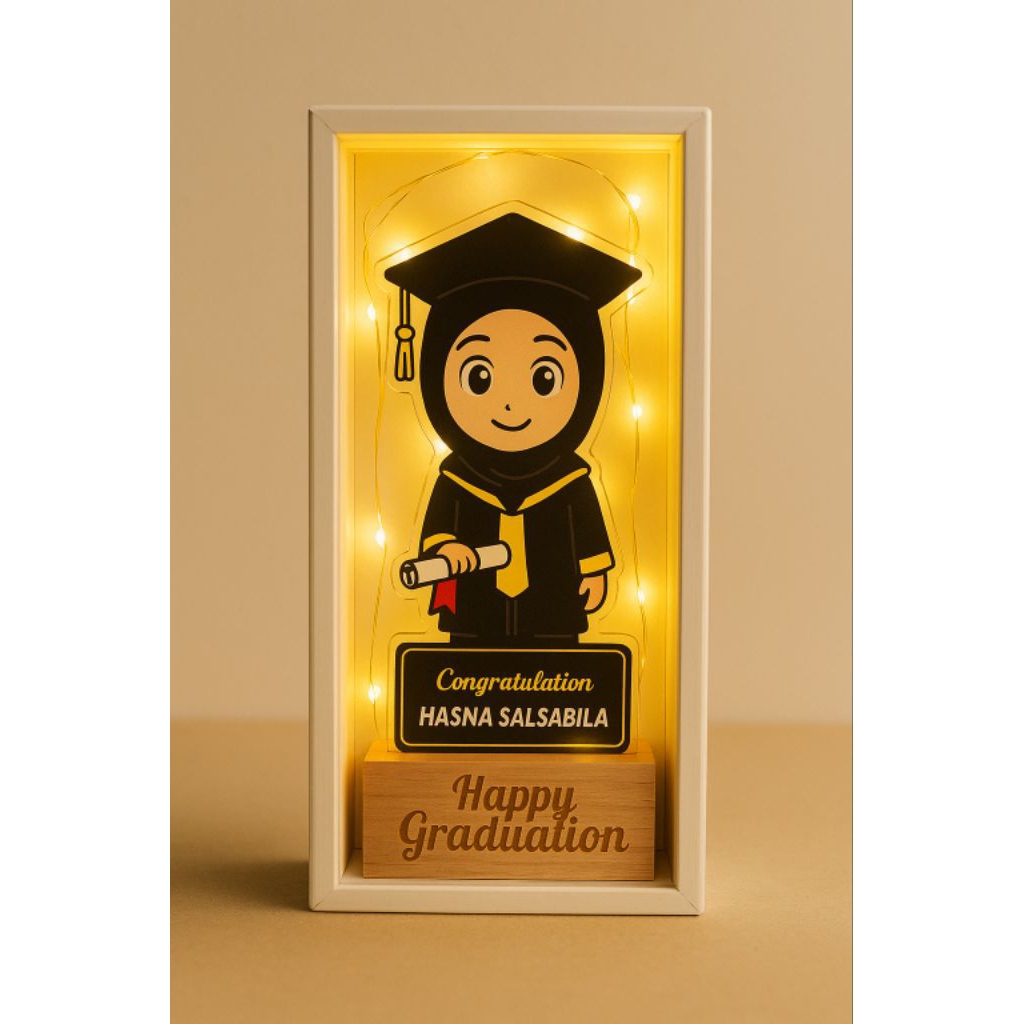 Plakat Wisuda Akrilik Custom Murah Paud KBT TK SD MI