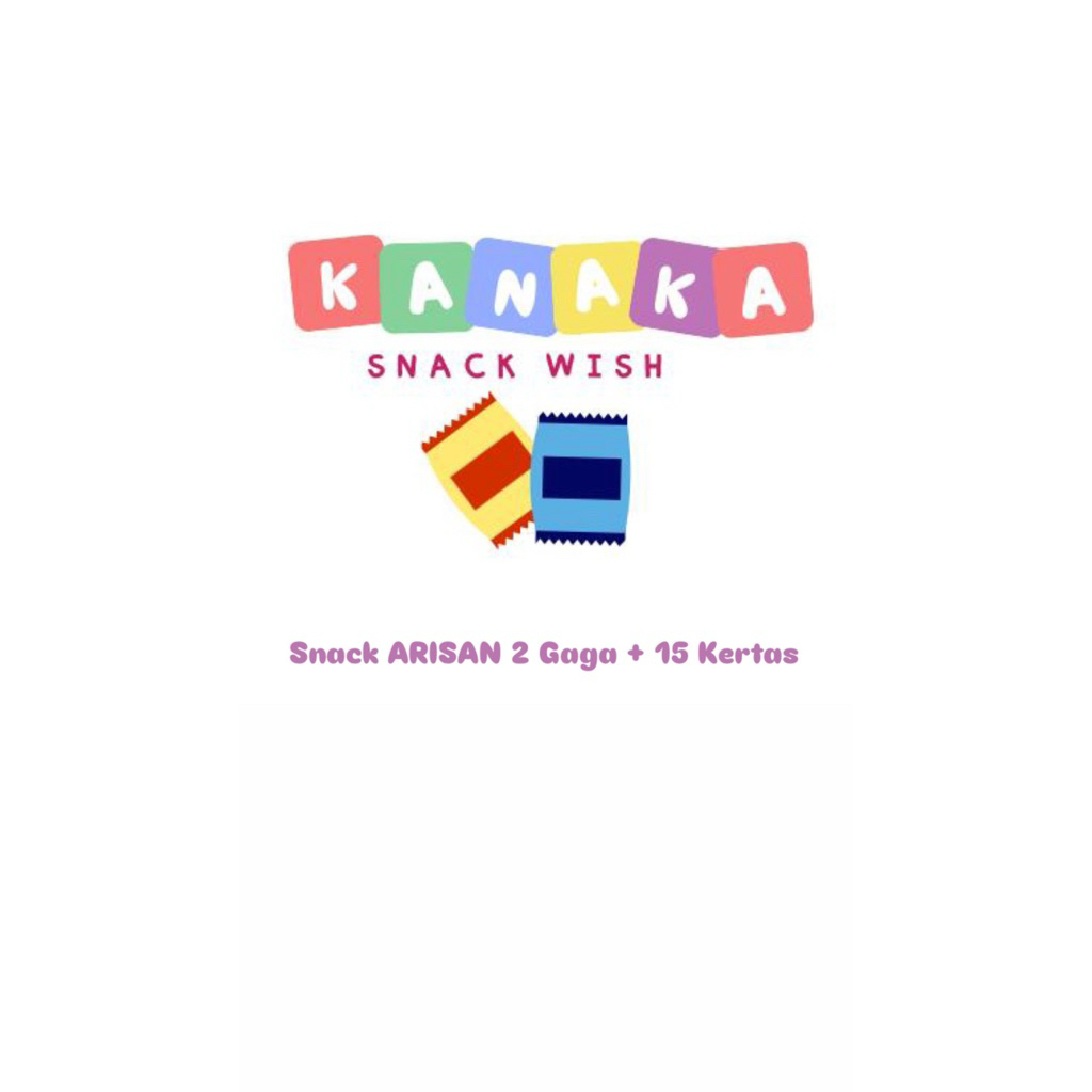 

Snack arisan kanaka , 2 Gaga + 15 Kertas