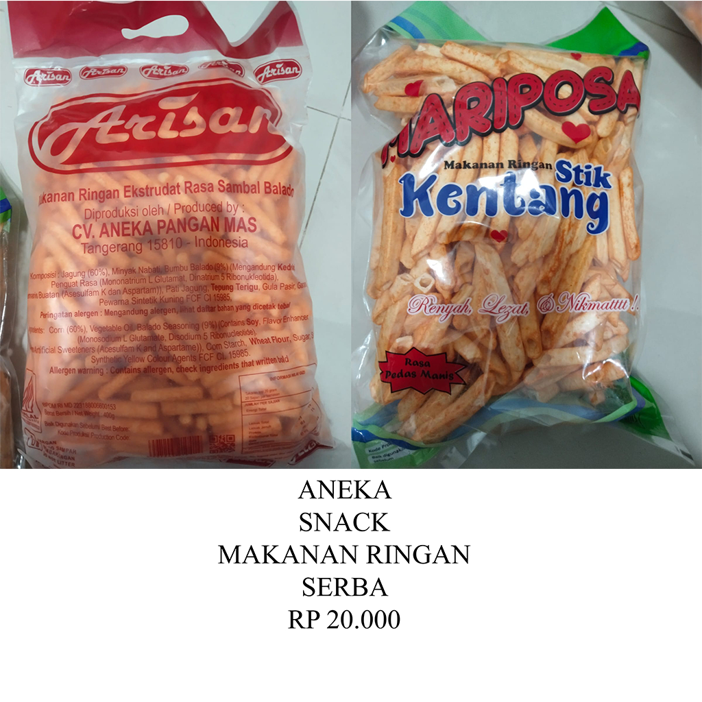 

ANEKA SNACK MAKANAN RINGAN ENAK