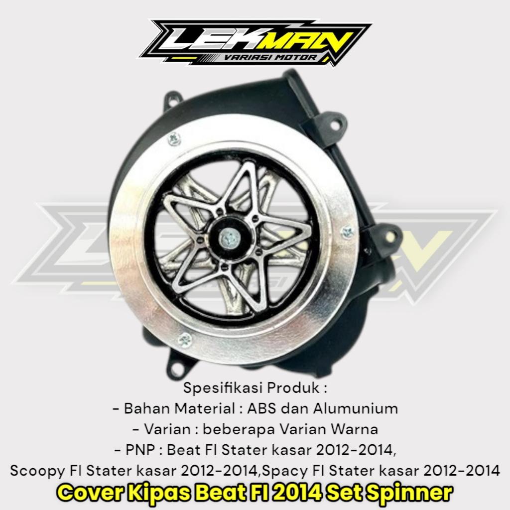 Tutup Kipas Beat FI 2014 Cover Kipas Beat FI 2014 Scoopy Spacy 2014 Set Spinner Bintang