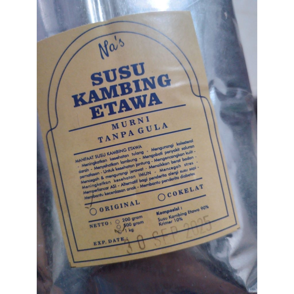 

Susu Kambing Etawa Nas Ske