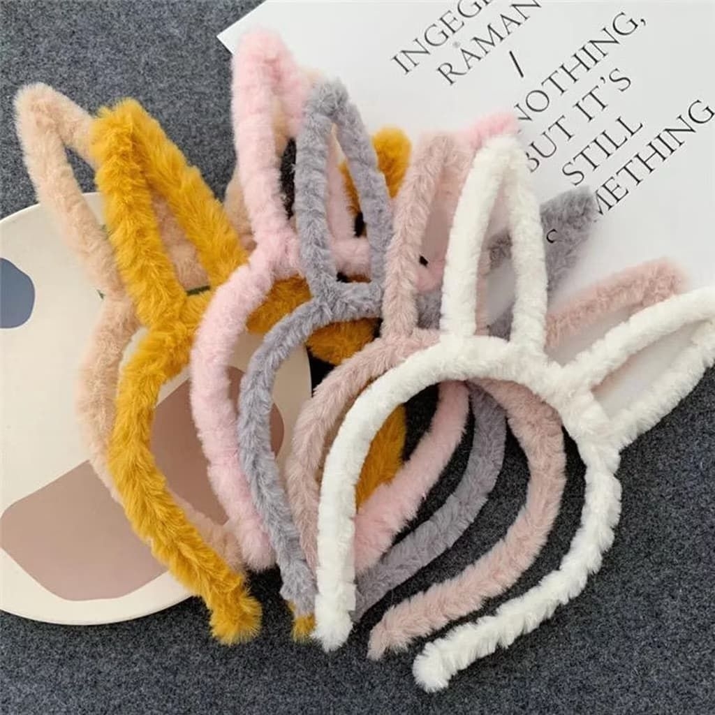 BANDO KELINCI LUCU KARAKTER HEWAN BULUS HALUS BANDO MOTIF KUPING KELINCI