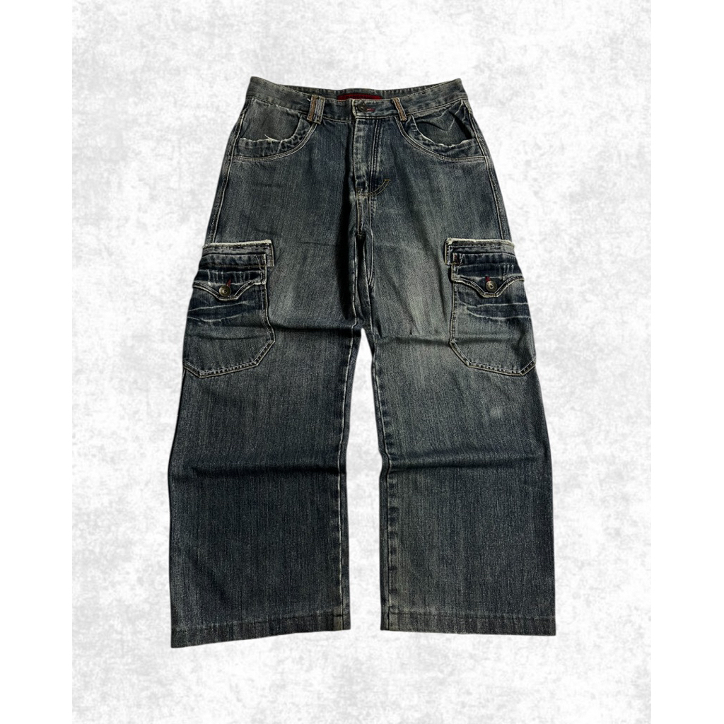 CARGO PANTS || BLUE WASHED || TWOSUN