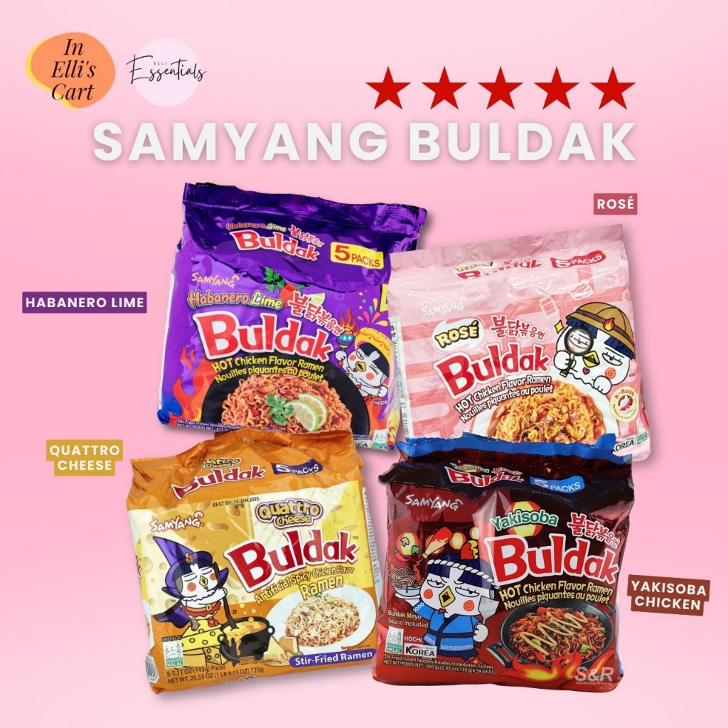

SAMYANG BULDAK CREAM CARBONARA ROSE HABANERO LIMEMIE INSTANT PEDAS KOREA SAMYANG HOT CHICKEN FLAVOR RAMEN