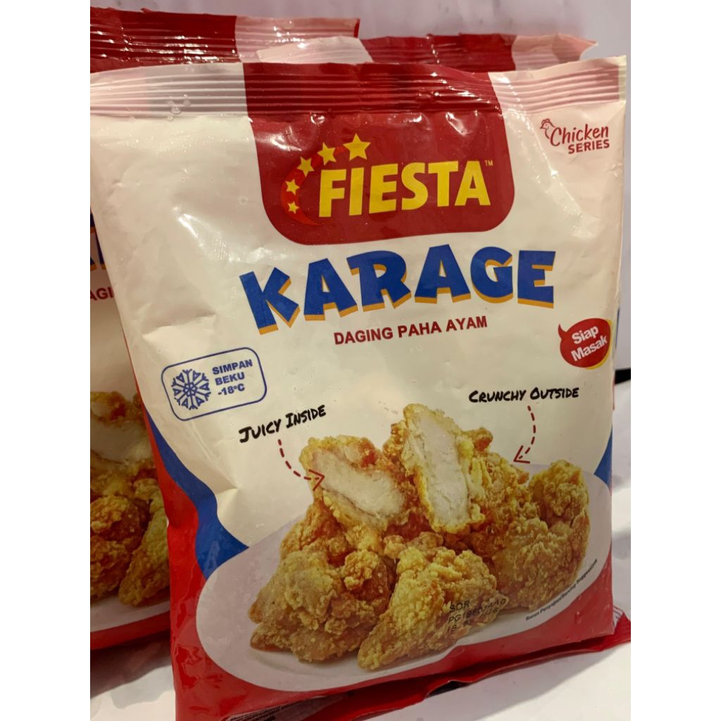

Fiesta Karage Daging Paha Ayam 200gr Makanan Frozen Food Instan
