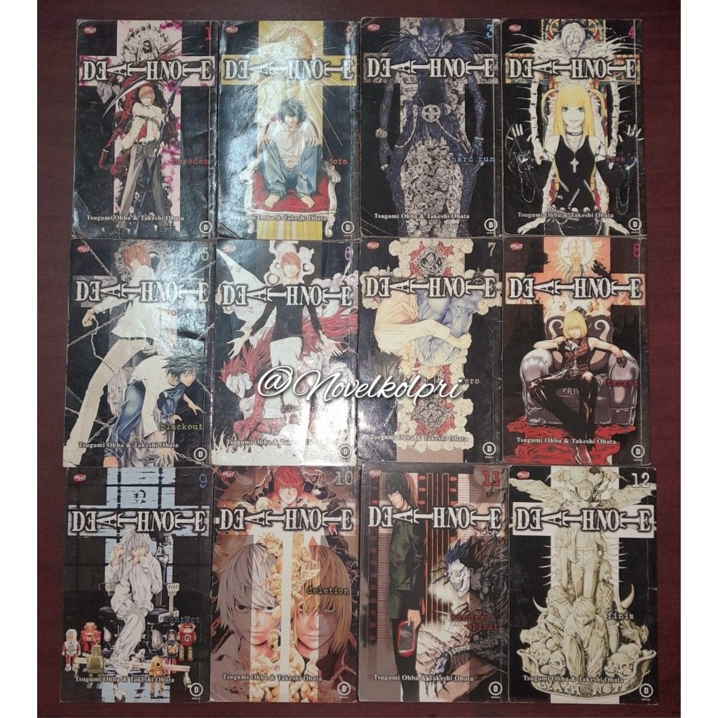 Komik Death Note 1-12 Tamat