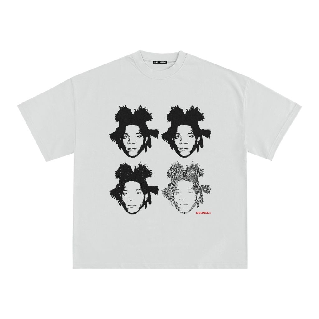 Tshirt Basquiat White Siblings&Co