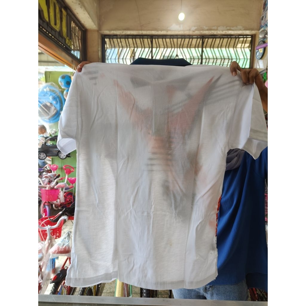Kaos Sport Berkerah Lifting Bahan Bagus Ukuran L