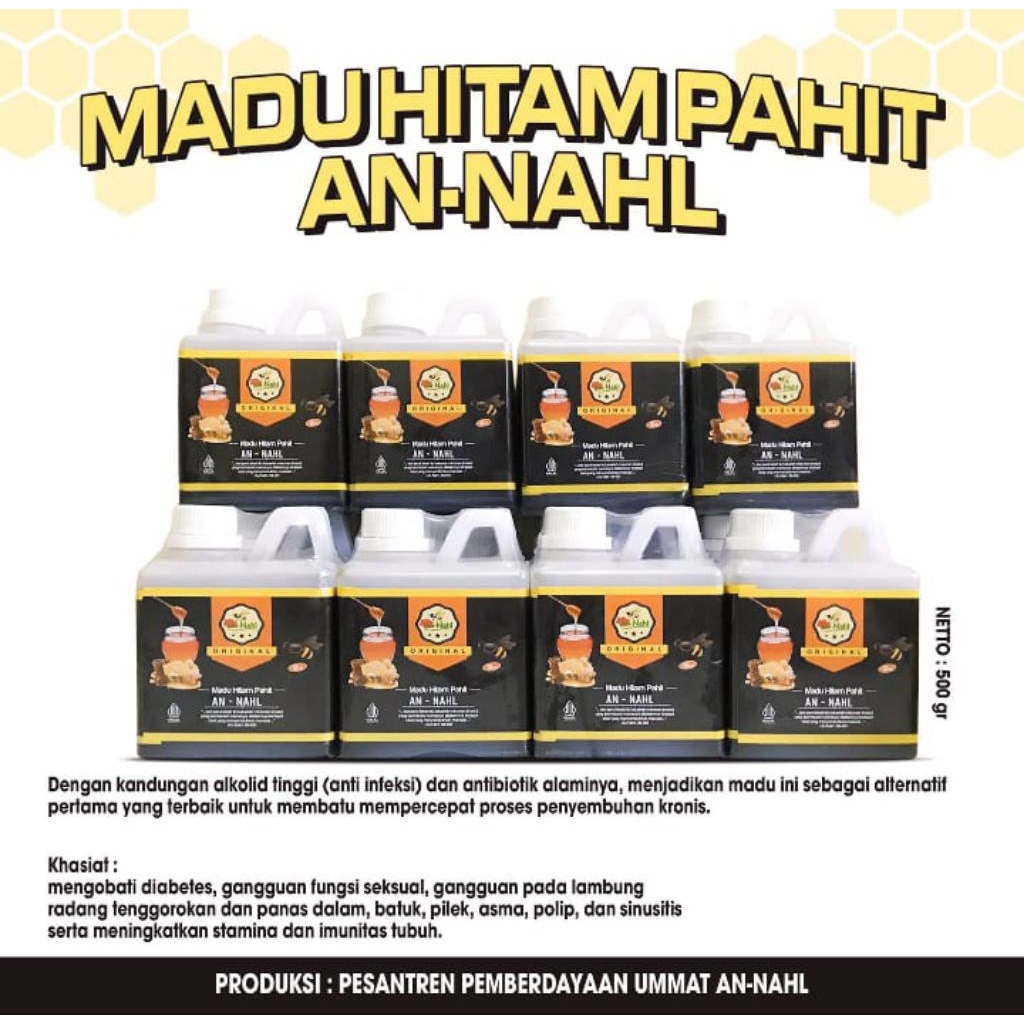 

MADU HITAM PAHIT AN-NAHL obat untuk berbagai jenis penyakit