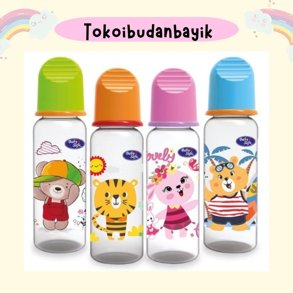 Baby Safe Botol Susu Bayi 250ml JS004/125ml JS003
