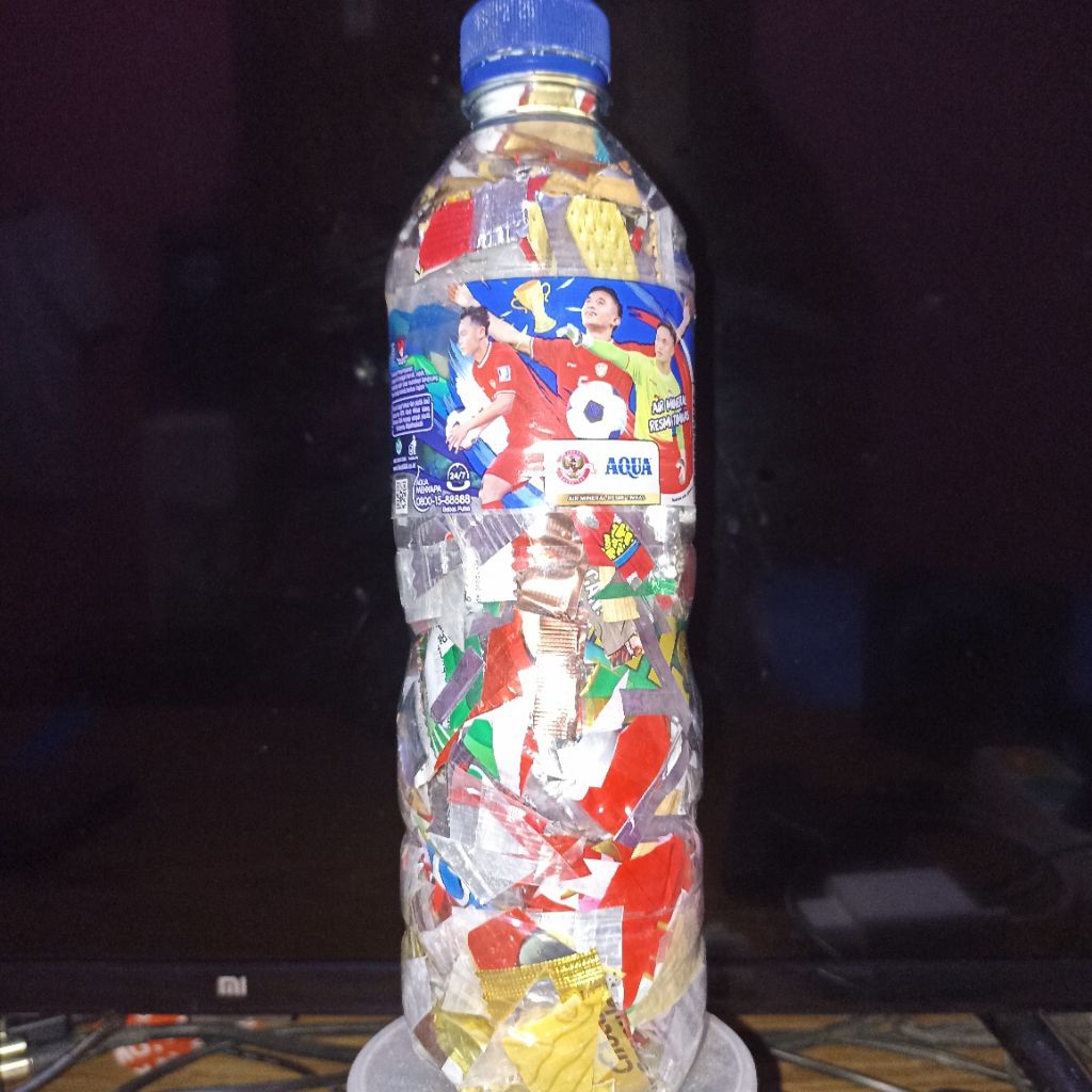 Ecobrick botol aqua TIMNAS