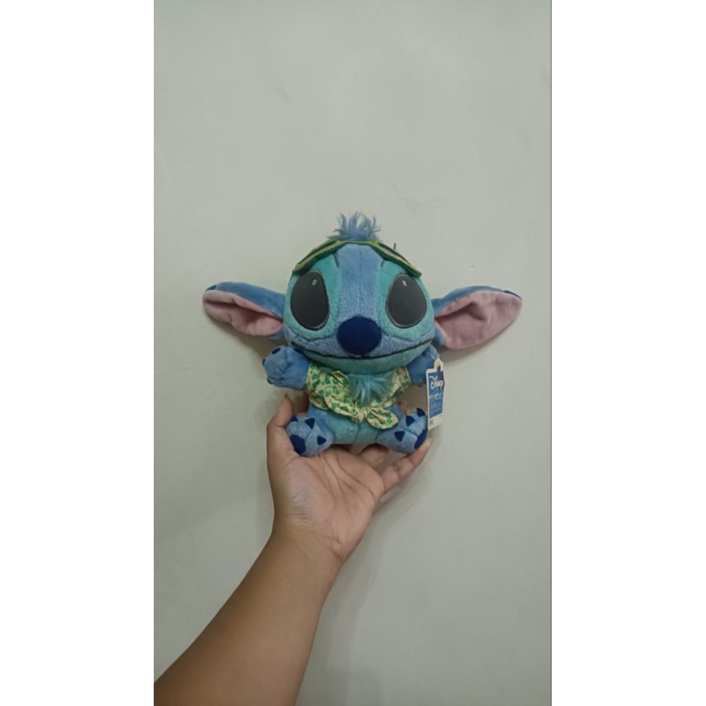 Boneka Stitch Kostum Hawai Ori Fun Fan Sega Amuse