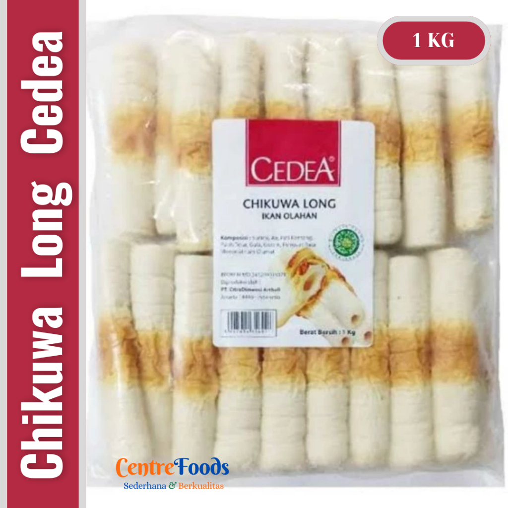 

Ikan Olahan Chikuwa Long - Cedea | 1 Kg [ Harga Per BKS ]
