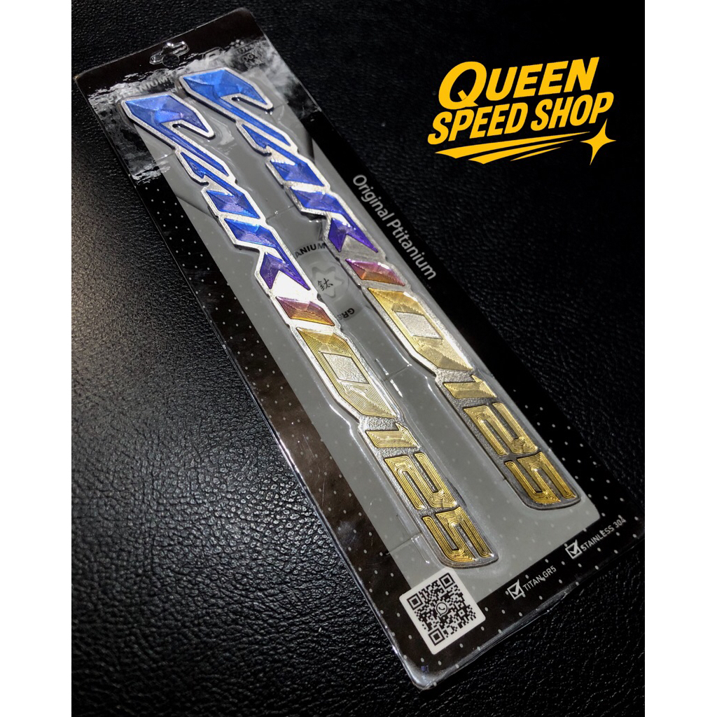 EMBLEM VARIO 125 titanium original vietnam