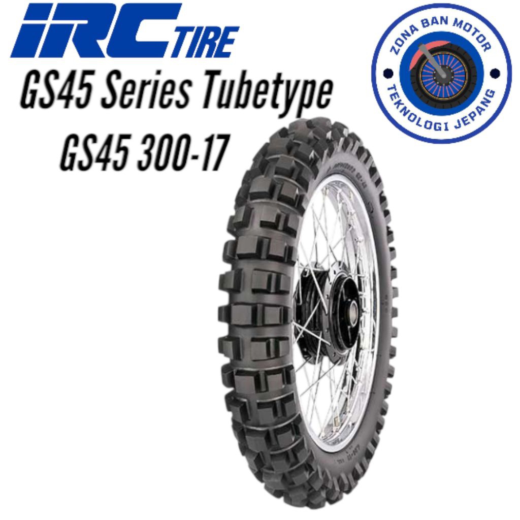 Ban Motor Trail IRC GS45 300 Ring17 Tubetype Original