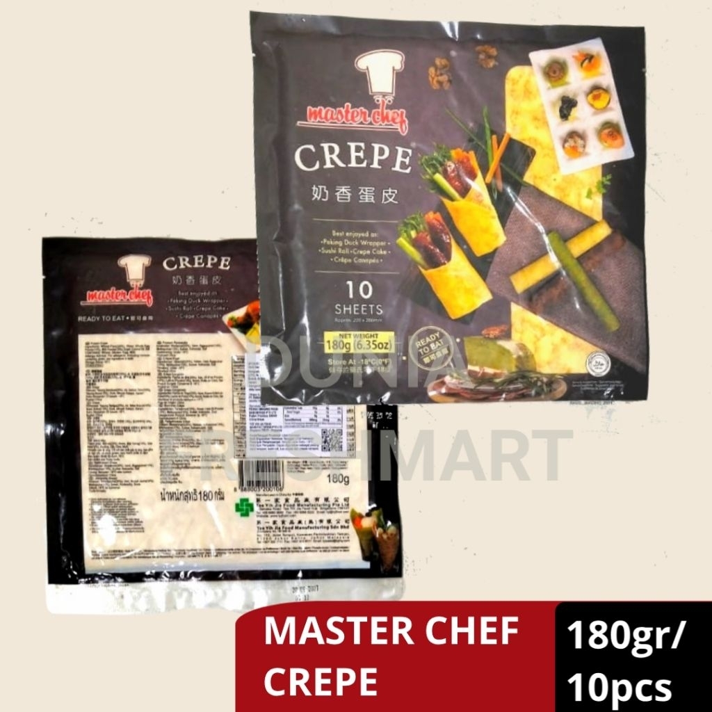 

TYJ SPRING HOME CREPE MASTERCHEF 8 180GR ISI 10LEMBAR KULIT CREPES