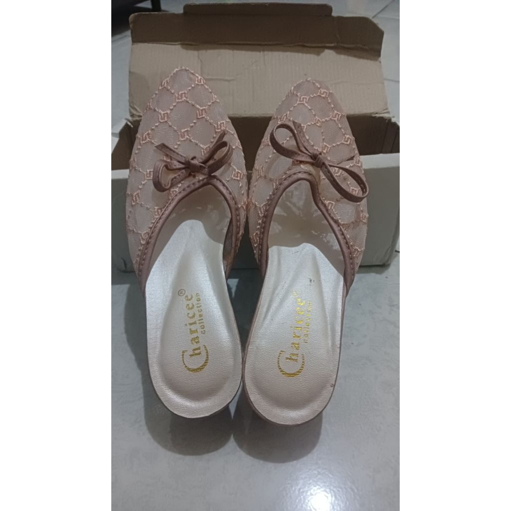 Preloved barang baru sandal heels anak