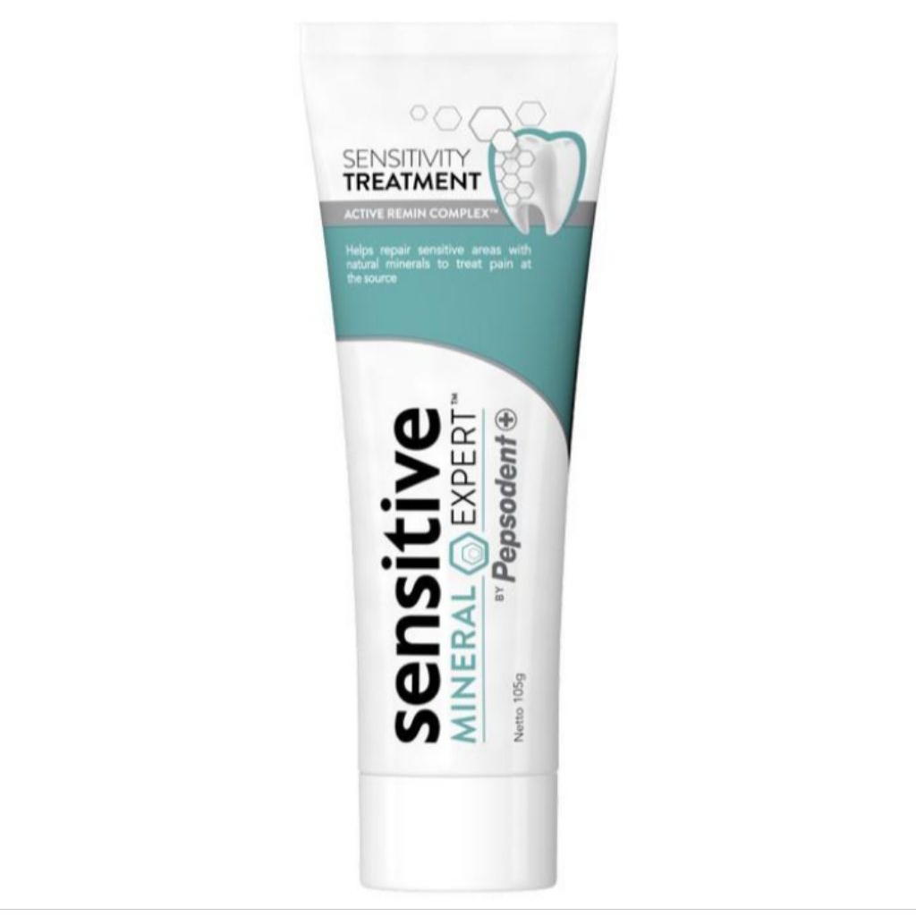 pepsodent sensitive mineral expert sensitivity treatment 105gr