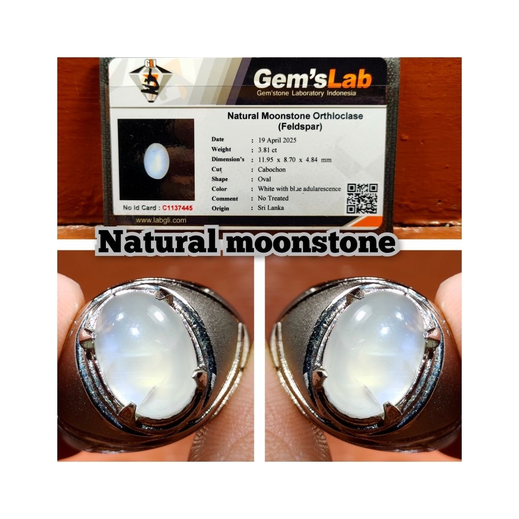 NATURAL BATU MOONSTONE CEYLON SRILANKA