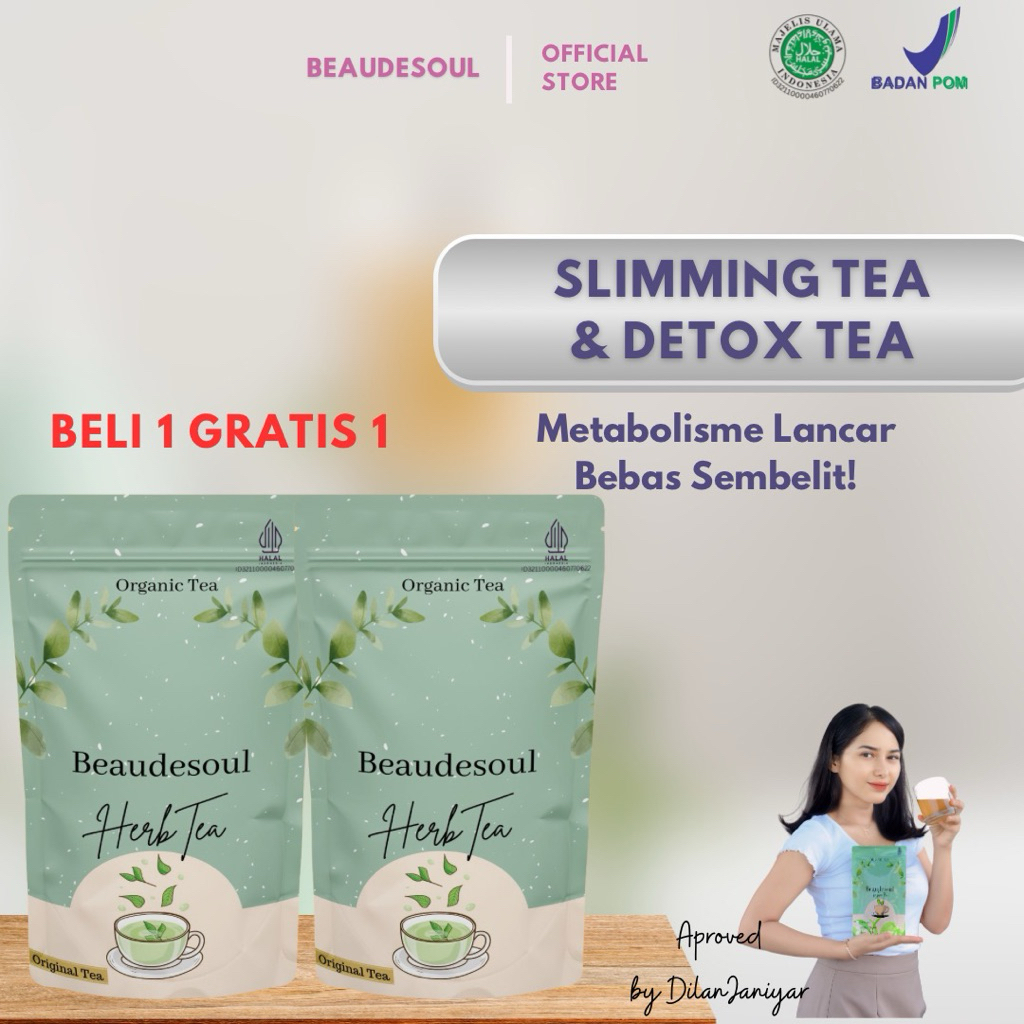 Beaudesoul Buy1 Get1 Varian Slimming Tea Original Celup | Pelangsing Herbal l Diet Alami