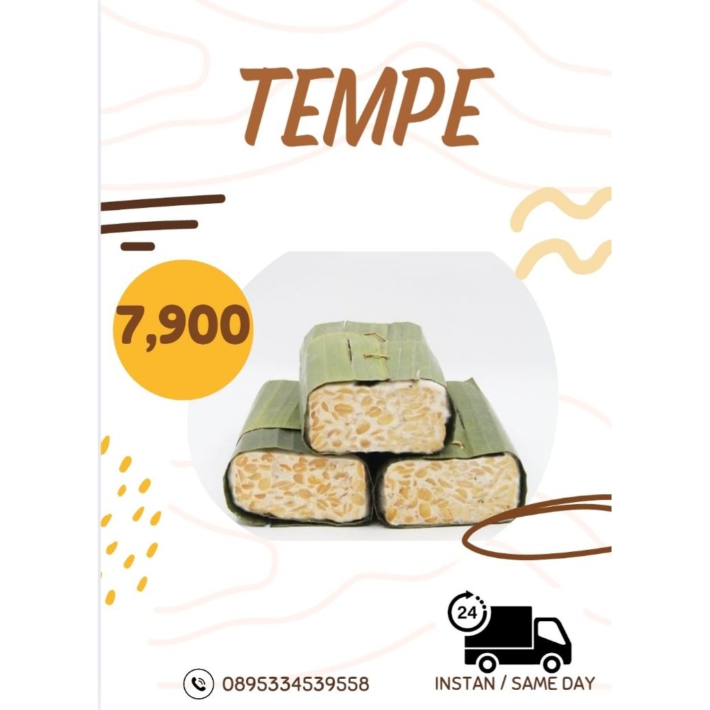 

tempe bungkus daun