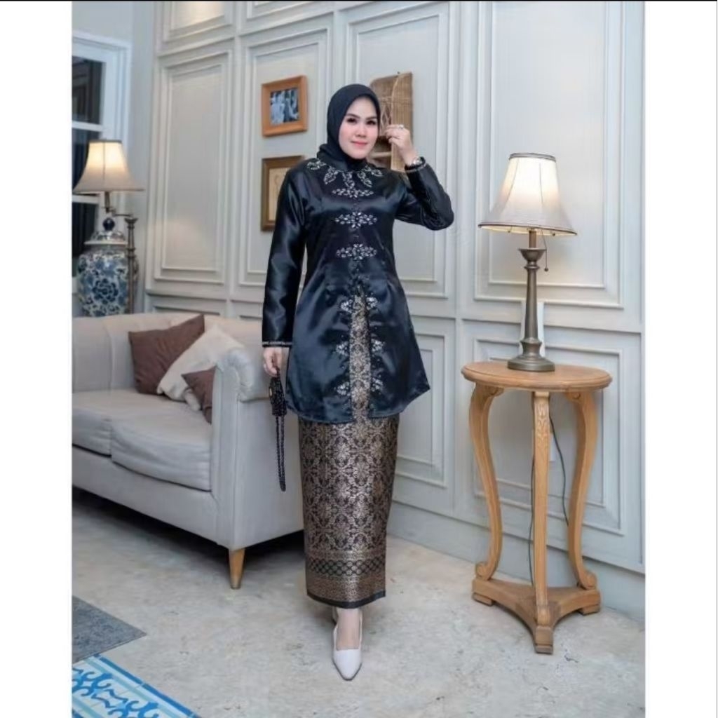 Set kebaya Kurung payet //set CATALEYA Baju Kurung malaysia//Payet Manik// Bahan bridal premium