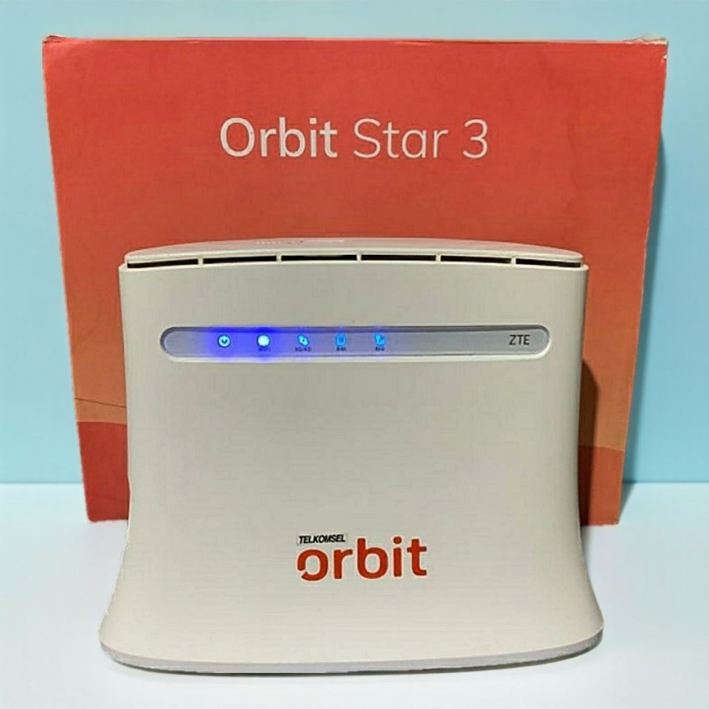 Orbit Star 3 MF283U ZTE WiFi 4G Router UNLOCK All Oprator 4G LTE Unit & Adaptor
