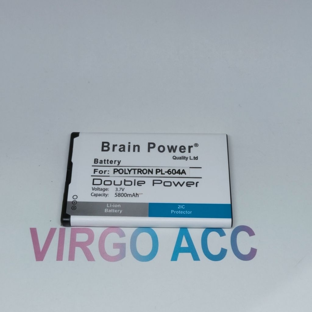 Baterai Batre Battery Polytron C286 C 286 PL-604A Double Power Battery Hp