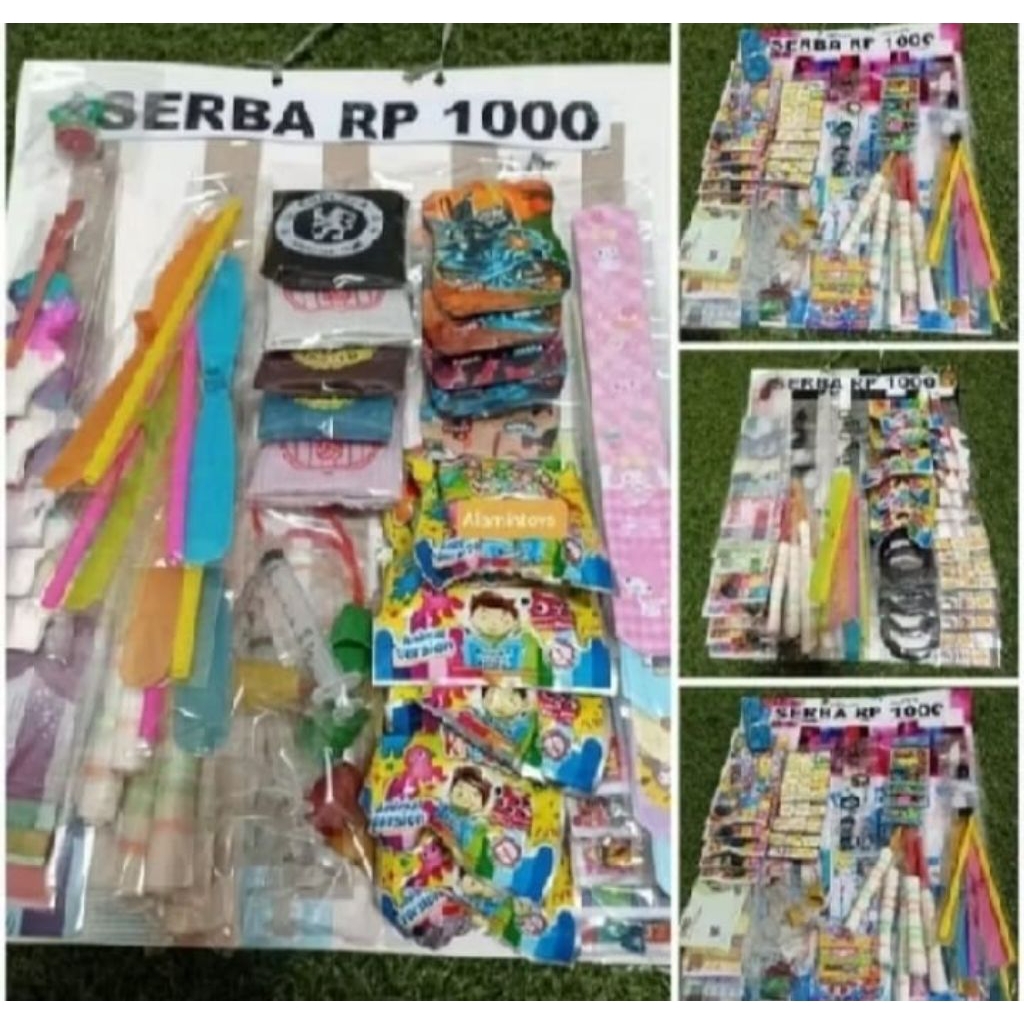 promo 10.10. isi50 pcs mainan renceng serba 1000an harga grosir