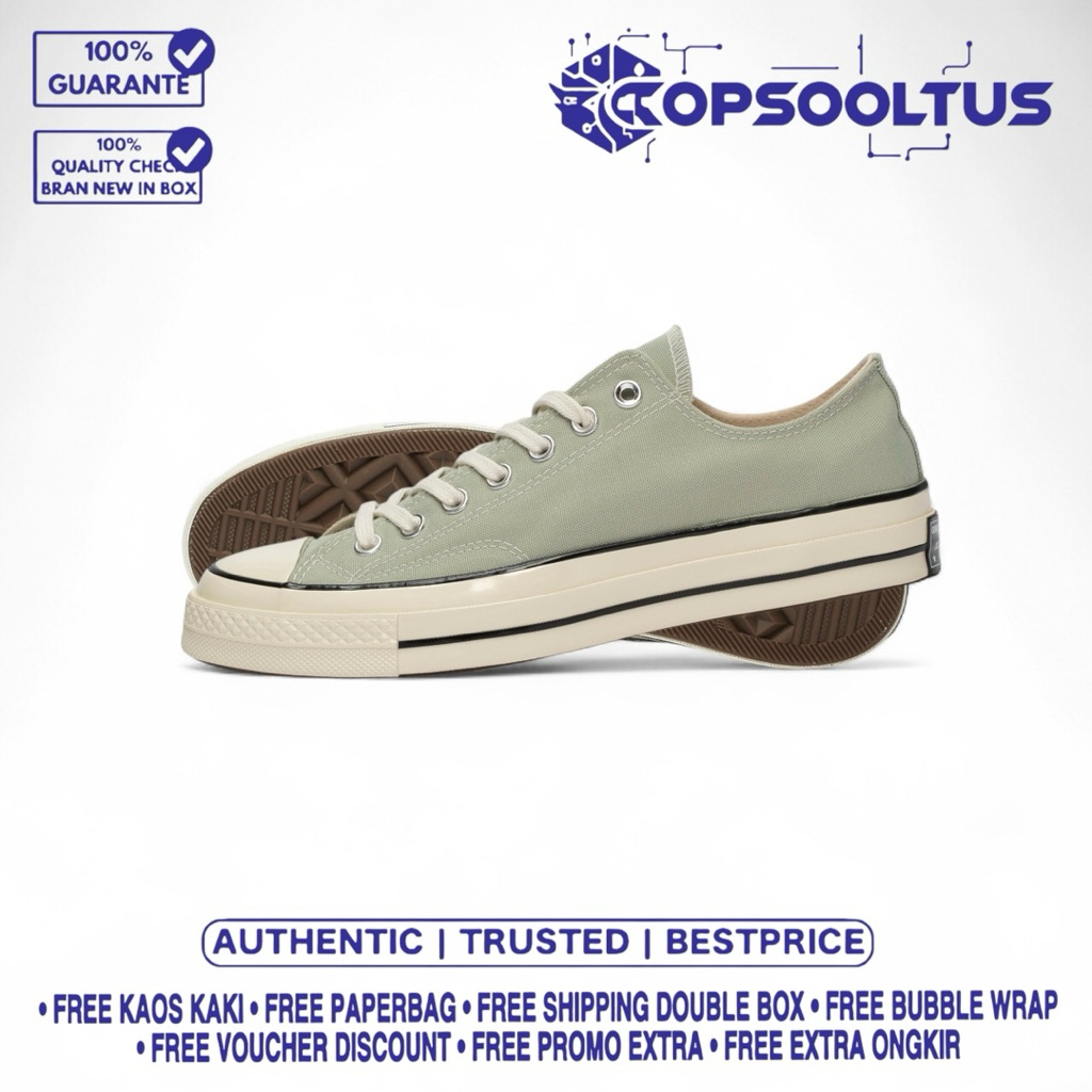 Converse Chuck Taylor 70S Low Green Mint Original Bnib