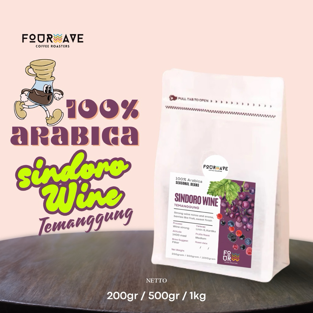 

Arabica Wine Strong Sindoro Temanggung - Single Origins by Fourwave roasters