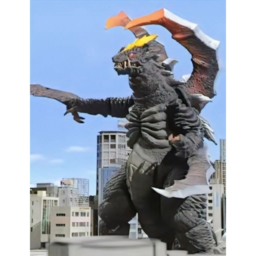 Kaiju Godzilla Besar Artikulasi / Monster Ultraman Demaaga Jumbo