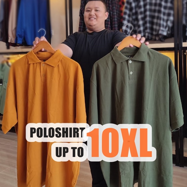 ICW Polo Shirt Pria Jumbo 2XL 3XL 4XL 5XL 6XL 7XL 8XL 9XL 1XL Bigsize Pique Premium Original KODE F4