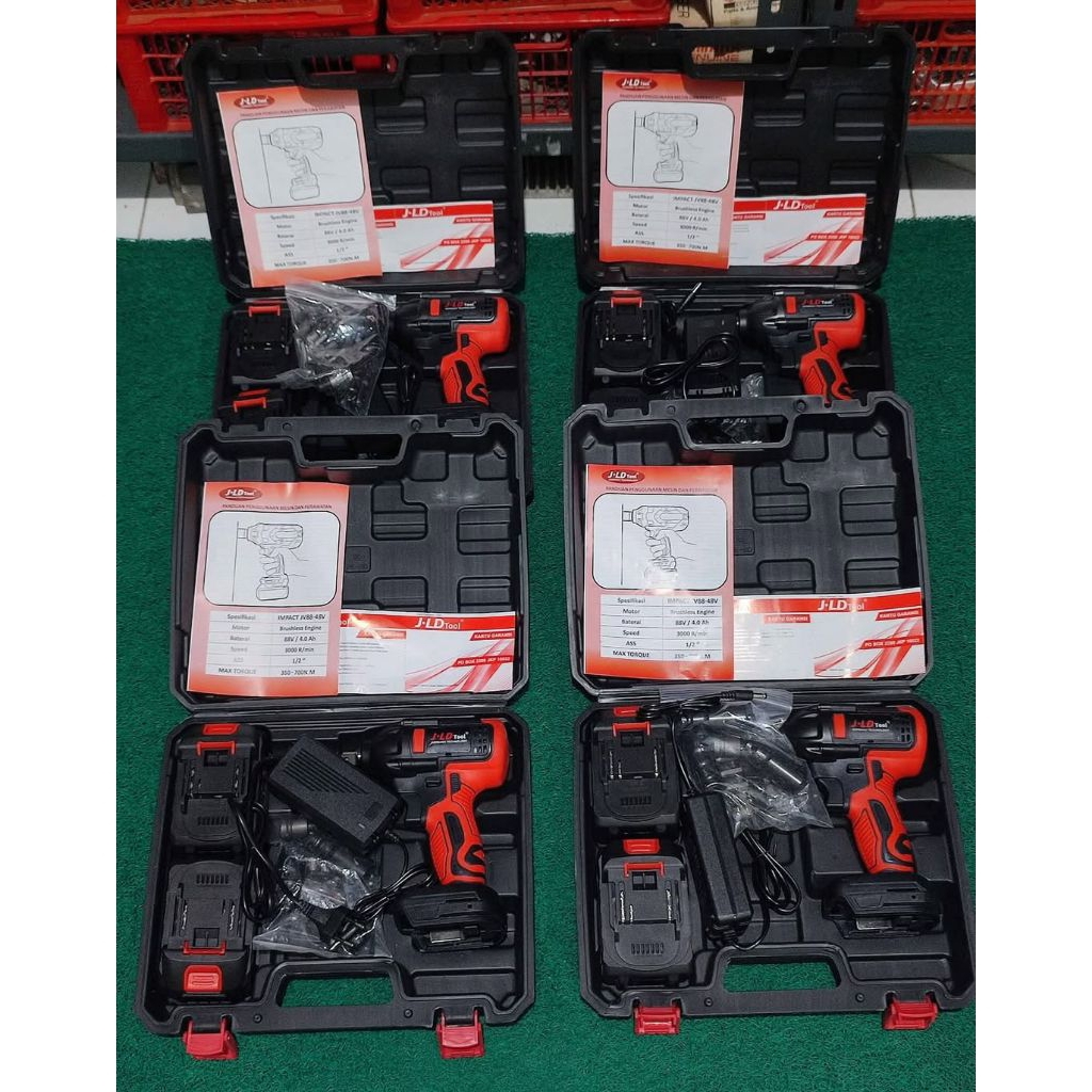 PROMO IMPACT WRENCH JLD JUMBO 2 BATERAI