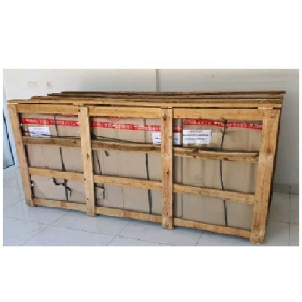 

Extar Packing palet kayu Meja Kasir dan Backwall