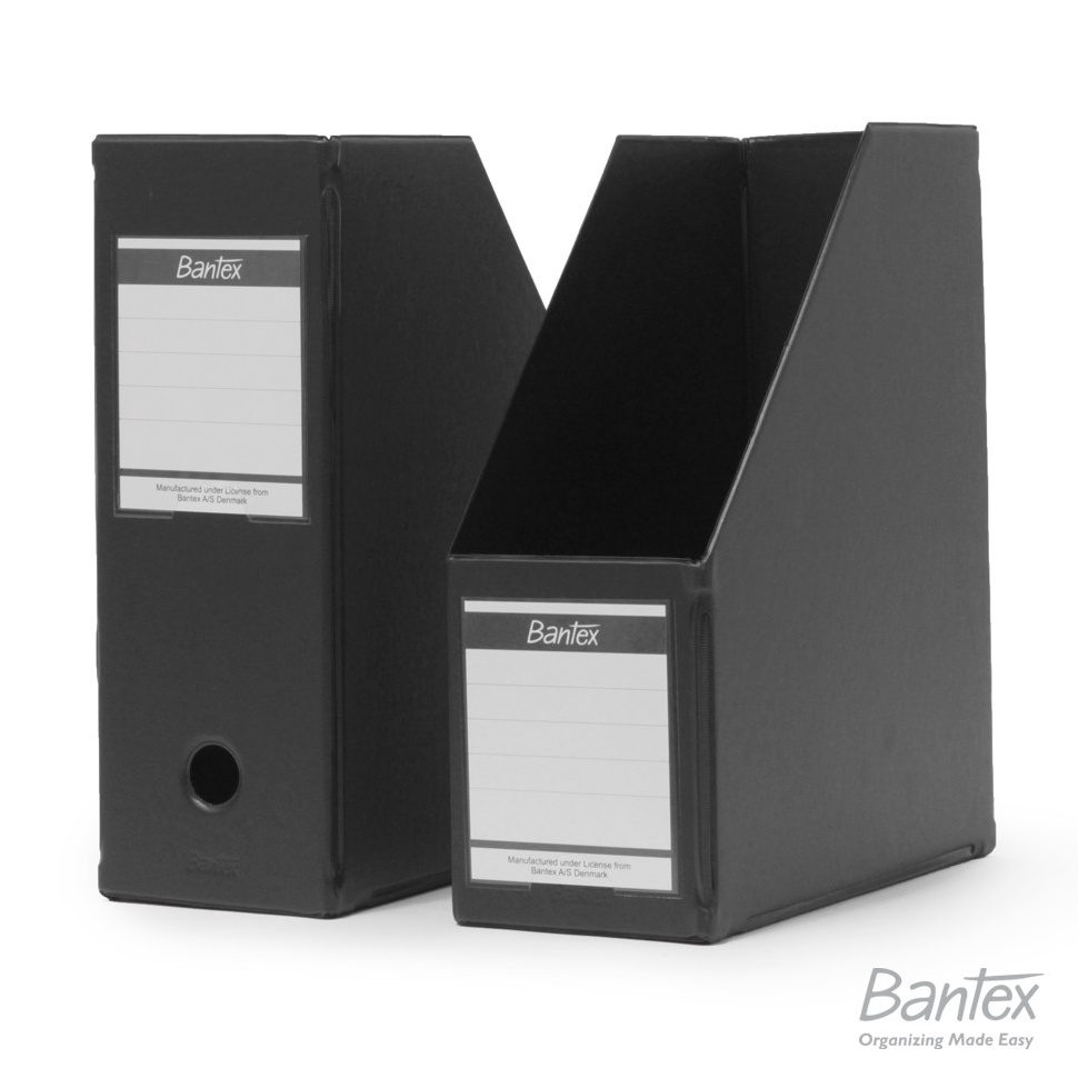 

KODE O67T Bantex Box File Magazine File Extra Jumbo Folio Black 421 1