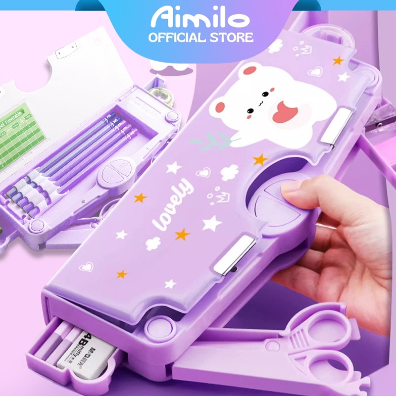 

KODE P78F READY Aimilo Kotak Pensil Anak Perempuan Tempat Pensil Anak Perempuan Kotak Pensil Multifungsi Kado Anak SD