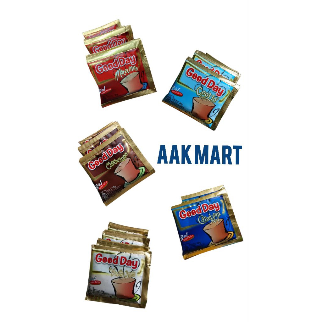 

Kopi Good Day renceng isi 10 sachet