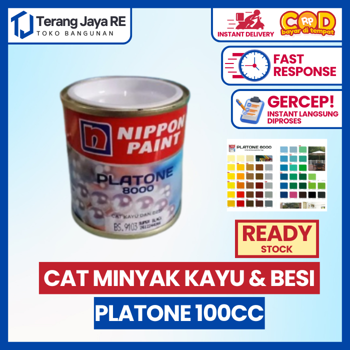 Cat Platone 100cc Cat Minyak Kecil - Cat Kayu Besi
